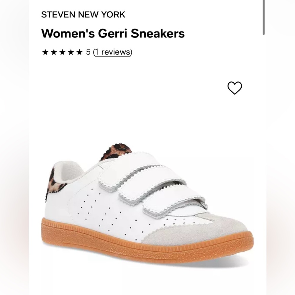 Steven New York Gerri leopard strap sneakers women’s size 9.5
